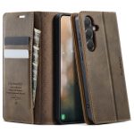 CASEME For Samsung Galaxy S25+ / Galaxy S24+ Case RFID Blocking Wallet Calf Texture Vegan Leather Flip Cover