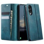 CASEME For Samsung Galaxy S25 Edge Case RFID Blocking Wallet Calf Texture Vegan Leather Flip Cover