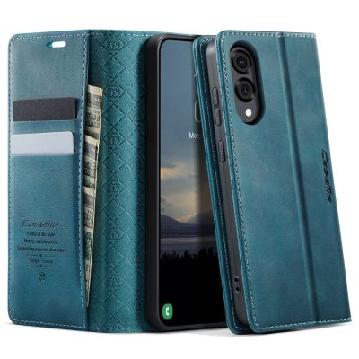 6601159802A-1 CASEME For Samsung Galaxy S25 Edge Case RFID Blocking Wallet Calf Texture Vegan Leather Flip Cover