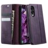 CASEME For Samsung Galaxy S25 Edge Case RFID Blocking Wallet Calf Texture Vegan Leather Flip Cover