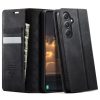 6601159803B-1 CASEME For Samsung Galaxy S23 FE Case RFID Blocking Wallet Calf Texture Vegan Leather Flip Cover