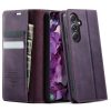 6601159803E-1 CASEME For Samsung Galaxy S23 FE Case RFID Blocking Wallet Calf Texture Vegan Leather Flip Cover