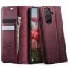 6601159812D-1 CASEME For Samsung Galaxy A36 Case RFID Blocking Wallet Calf Texture Vegan Leather Flip Cover