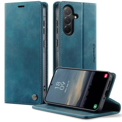 6601159813A-1 CASEME For Samsung Galaxy A56 Case RFID Blocking Wallet Calf Texture Vegan Leather Flip Cover