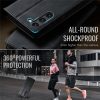 6601160114A-6 CASEME For Samsung Galaxy S23 Case RFID Blocking Wallet Calf Texture Vegan Leather Flip Cover