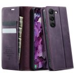 CASEME For Samsung Galaxy S23+ Case RFID Blocking Wallet Calf Texture Vegan Leather Flip Cover