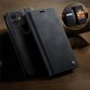 6601160820A-11 CASEME For iPhone 12 Mini Case RFID Blocking Wallet Calf Texture Vegan Leather Flip Cover
