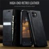 6601160820A-4 CASEME For iPhone 12 Mini Case RFID Blocking Wallet Calf Texture Vegan Leather Flip Cover