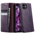 CASEME For iPhone 12 Mini Case RFID Blocking Wallet Calf Texture Vegan Leather Flip Cover