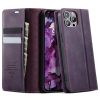 6601160821E-1 CASEME For iPhone 12 Pro Max Case RFID Blocking Wallet Calf Texture Vegan Leather Flip Cover