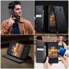 CASEME For iPhone 13 Mini Case RFID Blocking Wallet Calf Texture Vegan Leather Flip Cover