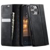 CASEME For iPhone 16 Pro Max Case RFID Blocking Wallet Calf Texture Vegan Leather Flip Cover
