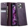 CASEME For iPhone 16 Pro Max Case RFID Blocking Wallet Calf Texture Vegan Leather Flip Cover