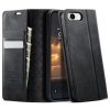 CASEME For iPhone 17e / iPhone 16e Case RFID Blocking Wallet Calf Texture Vegan Leather Flip Cover