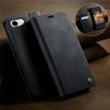 CASEME For iPhone 17e / iPhone 16e Case RFID Blocking Wallet Calf Texture Vegan Leather Flip Cover