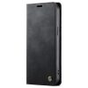 CASEME For iPhone 17e / iPhone 16e Case RFID Blocking Wallet Calf Texture Vegan Leather Flip Cover