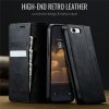 CASEME For iPhone 17e / iPhone 16e Case RFID Blocking Wallet Calf Texture Vegan Leather Flip Cover