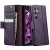 CASEME For Samsung Galaxy S23 Ultra Case RFID Blocking Wallet Calf Texture Vegan Leather Flip Cover