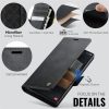 CASEME For Samsung Galaxy S23 Ultra Case RFID Blocking Wallet Calf Texture Vegan Leather Flip Cover