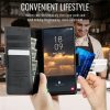 CASEME For Samsung Galaxy S23 Ultra Case RFID Blocking Wallet Calf Texture Vegan Leather Flip Cover