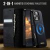 6601166106B-4 CASEME iPhone 16 Pro Max Case 2-in-1 Detachable Wallet Vegan Leather Flip Cover - Compatible with MagSafe
