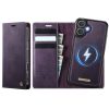 CASEME iPhone 16 Plus Case 2-in-1 Detachable Wallet Vegan Leather Flip Cover - Compatible with MagSafe