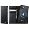 6601166406A-1 CASEME iPhone 17e / 16e Case 2-in-1 Detachable Wallet Vegan Leather Flip Cover - Compatible with MagSafe