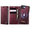6601166406C-1 CASEME iPhone 17e / 16e Case 2-in-1 Detachable Wallet Vegan Leather Flip Cover - Compatible with MagSafe