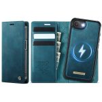 CASEME iPhone 17e / 16e Case 2-in-1 Detachable Wallet Vegan Leather Flip Cover - Compatible with MagSafe
