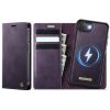 6601166406E-1 CASEME iPhone 17e / 16e Case 2-in-1 Detachable Wallet Vegan Leather Flip Cover - Compatible with MagSafe