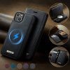6601166408A-11 CASEME iPhone 15 Case 2-in-1 Detachable Wallet Vegan Leather Flip Cover - Compatible with MagSafe