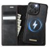 6601166413A-1 CASEME iPhone 15 Pro Case 2-in-1 Detachable Wallet Vegan Leather Flip Cover - Compatible with MagSafe