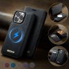6601166482A-11 CASEME iPhone 16 Pro Case 2-in-1 Detachable Wallet Vegan Leather Flip Cover - Compatible with MagSafe