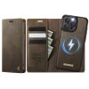 CASEME iPhone 12 Pro Max Case 2-in-1 Detachable Wallet Vegan Leather Flip Cover - Compatible with MagSafe