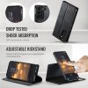 CASEME Samsung Galaxy S22+ Case 2-in-1 Magnetic Detachable Wallet Vegan Leather Flip Cover