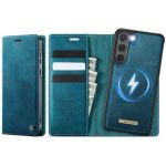 CASEME Samsung Galaxy S23 Case 2-in-1 Magnetic Detachable Wallet Vegan Leather Flip Cover