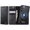6601166920B-1 CASEME Samsung Galaxy S23 Case 2-in-1 Magnetic Detachable Wallet Vegan Leather Flip Cover