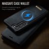 6601166920B-10 CASEME Samsung Galaxy S23 Case 2-in-1 Magnetic Detachable Wallet Vegan Leather Flip Cover