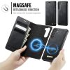 6601166920B-6 CASEME Samsung Galaxy S23 Case 2-in-1 Magnetic Detachable Wallet Vegan Leather Flip Cover