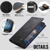 6601166920B-9 CASEME Samsung Galaxy S23 Case 2-in-1 Magnetic Detachable Wallet Vegan Leather Flip Cover