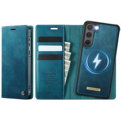 CASEME Samsung Galaxy S23+ Case 2-in-1 Magnetic Detachable Wallet Vegan Leather Flip Cover