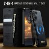 CASEME Samsung Galaxy S23+ Case 2-in-1 Magnetic Detachable Wallet Vegan Leather Flip Cover