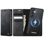 CASEME Samsung Galaxy S23 FE Case 2-in-1 Magnetic Detachable Wallet Vegan Leather Flip Cover