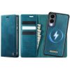 6601166924A-1 CASEME Samsung Galaxy S25 Edge Case 2-in-1 Magnetic Detachable Wallet Vegan Leather Flip Cover