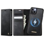 CASEME iPhone 14 Case 2-in-1 Detachable Wallet Vegan Leather Flip Cover - Compatible with MagSafe