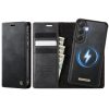 CASEME Samsung Galaxy S25+ / Galaxy S24+ Case 2-in-1 Magnetic Detachable Wallet Vegan Leather Flip Cover