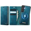 CASEME Samsung Galaxy S25+ / Galaxy S24+ Case 2-in-1 Magnetic Detachable Wallet Vegan Leather Flip Cover