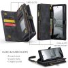 6601168990B-2 CASEME For Samsung Galaxy Z Fold7 Case 2-in-1 Detachable Magnetic Zipper Wallet Vegan Leather Flip Cover