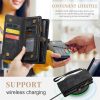 6601168990B-9 CASEME For Samsung Galaxy Z Fold7 Case 2-in-1 Detachable Magnetic Zipper Wallet Vegan Leather Flip Cover