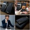6601168992A-12 CASEME Samsung Galaxy S22 Ultra Case 2-in-1 Magnetic Detachable Wallet Vegan Leather Flip Cover